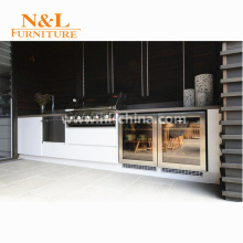 Sale! youtube building materials Mediterranean style solid wood kitchen cabinet design, kitchen cabinet, stainless steel kitchen